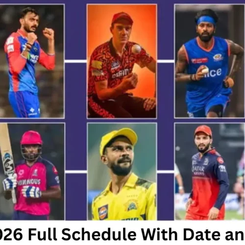 IPL 2026 Full Schedule With Date and Time, Today Match, PDF Download & All Matches List