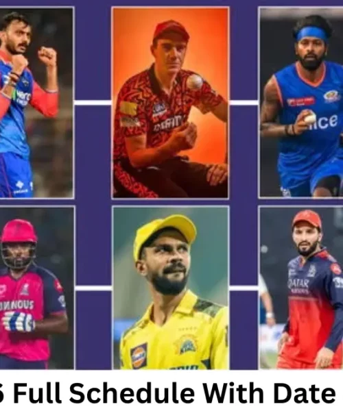 IPL 2026 Full Schedule With Date and Time, Today Match, PDF Download & All Matches List